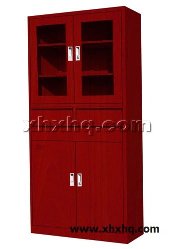 点击查看商品:转印中三屉玻璃开门柜